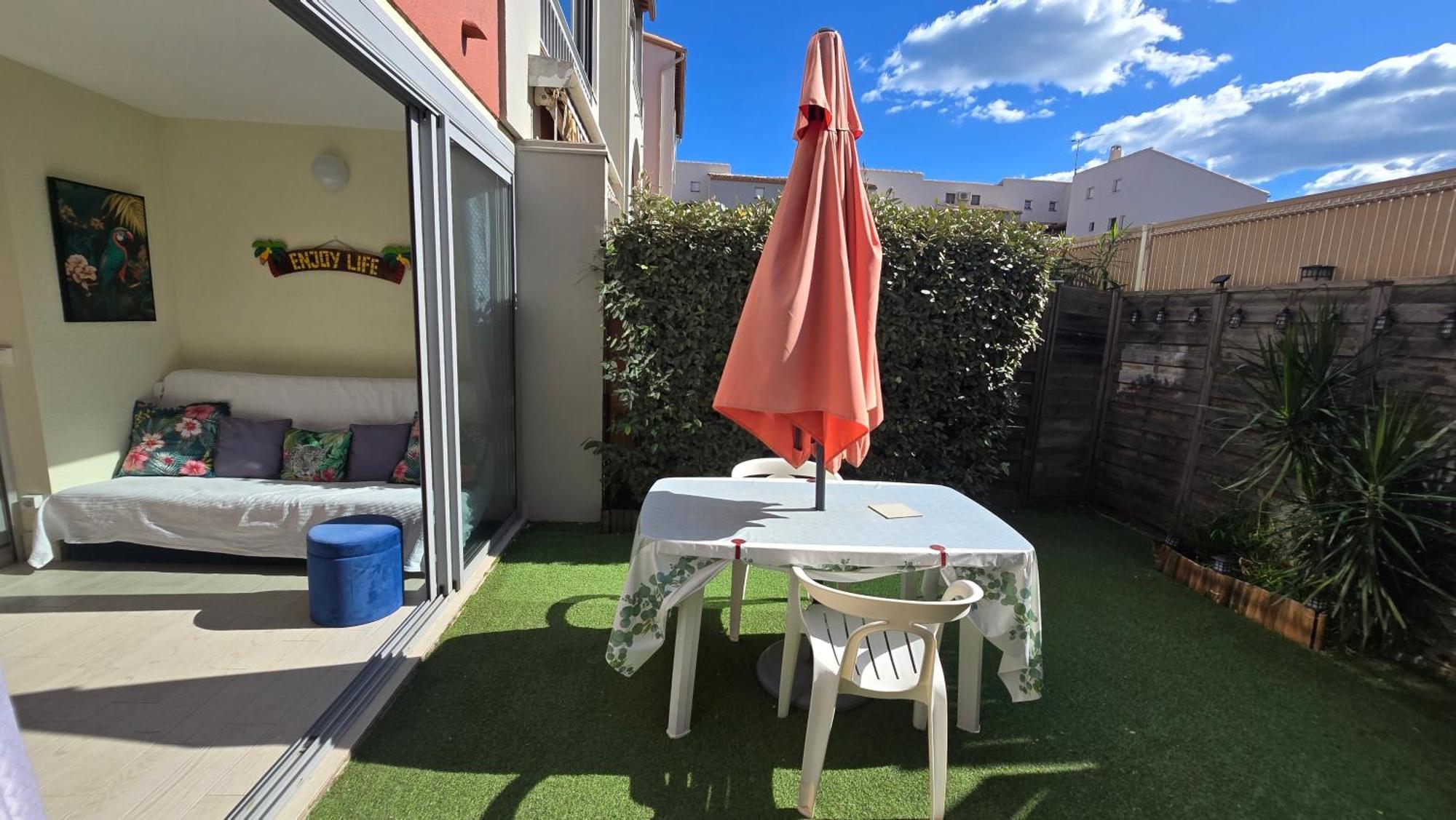 Joli T2 Avec Jardin Plage Richelieu - 6 Personnes Agde Exterior foto